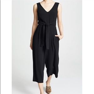 Club Monaco Black Back tie jumpsuit- size: 0